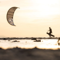 Ozone Vortex Ultra-X kite at sunset