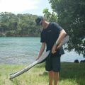 removing a paddle from the Code Foils Paddle Cover